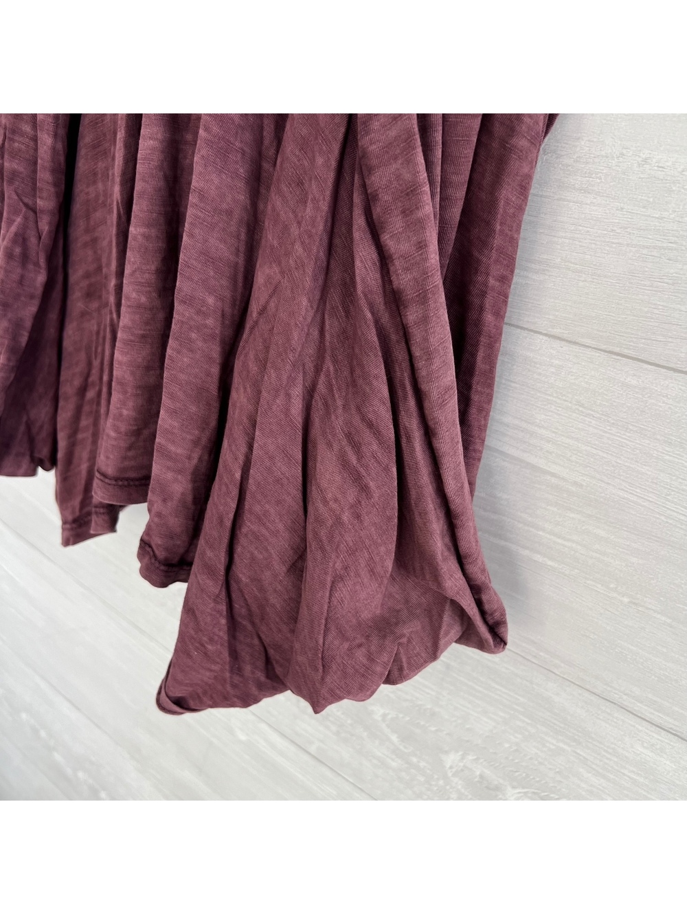 Tempo Paris Purple Mineral Wash Cargo Bubble Skirt S Lagenlook Boho - Picture 5 of 7